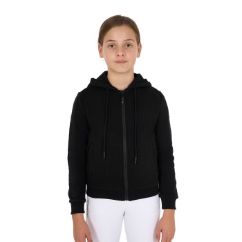 GIRL'S FULL ZIP SWEATSHIRT WITH FLEECE INTERIOR