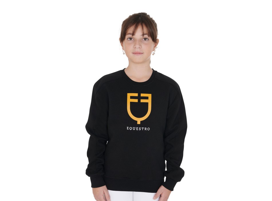 GIRLS' CREW NECK COTTON SWEATSHIRT