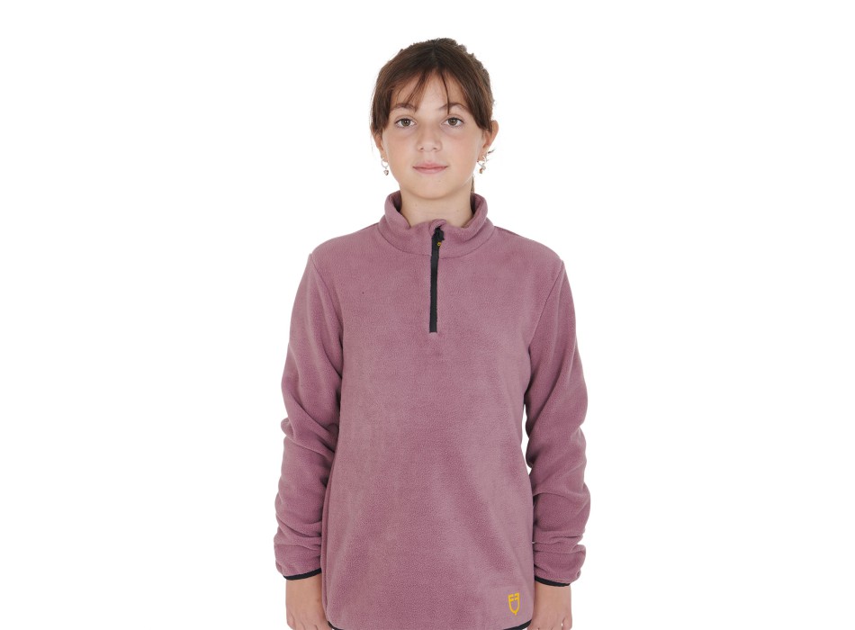 GIRL'S HIGH NECK FLEECE SWEATSHIRT