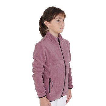 GIRL'S FLEECE SWEATSHIRT WITH FRONT ZIP