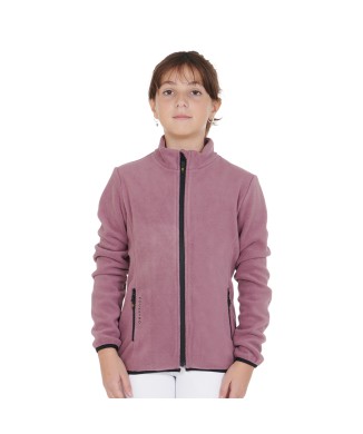 GIRL'S FLEECE SWEATSHIRT WITH FRONT ZIP