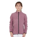 GIRL'S FLEECE SWEATSHIRT WITH FRONT ZIP