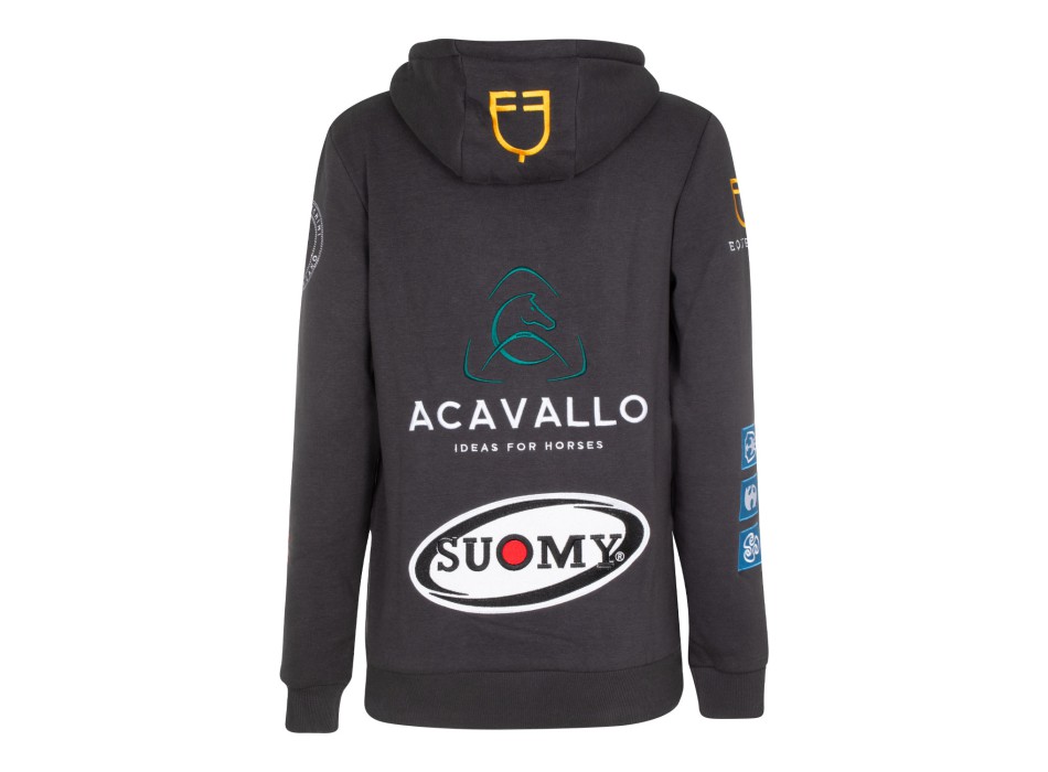 WOMEN'S SWEATSHIRT WITH MULTILOGO PATCHES