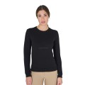 WOMEN'S CREW NECK SWEATSHIRT WITH PRINTED LOGO