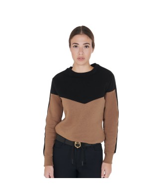 OVERSIZED WOMEN'S SWEATSHIRT WITH CREW NECK