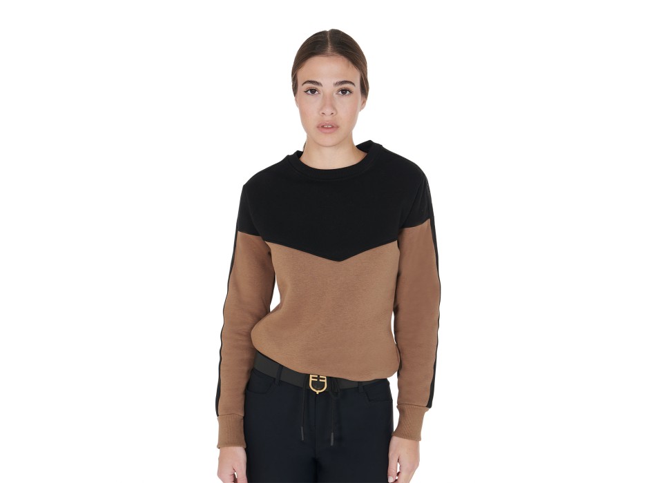 OVERSIZED WOMEN'S SWEATSHIRT WITH CREW NECK