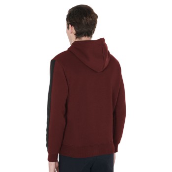 MEN'S SWEATSHIRT WITH HOOD AND FRONT ZIP