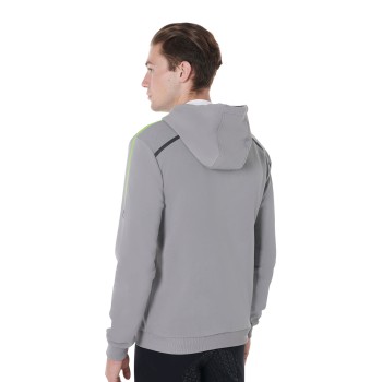 MEN'S SWEATSHIRT WITH FRONT ZIP AND HOOD