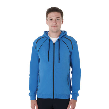 MEN'S SWEATSHIRT WITH FRONT ZIP AND HOOD promo