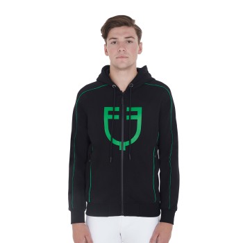 MEN'S SWEATSHIRT IN SOFT COTTON WITH HOOD