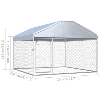 Outdoor Cage with Roof