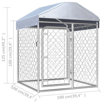 Outdoor Cage with Roof