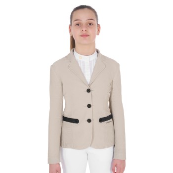 CHILDREN'S THREE-BUTTON PERFORATED COMPETITION JACKET