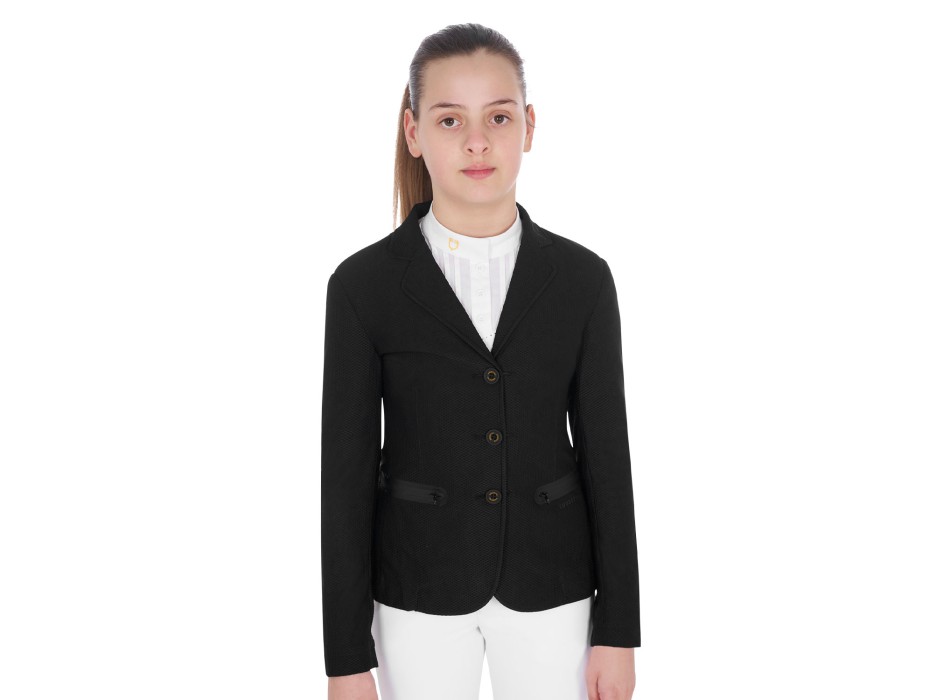 CHILDREN'S THREE-BUTTON PERFORATED COMPETITION JACKET