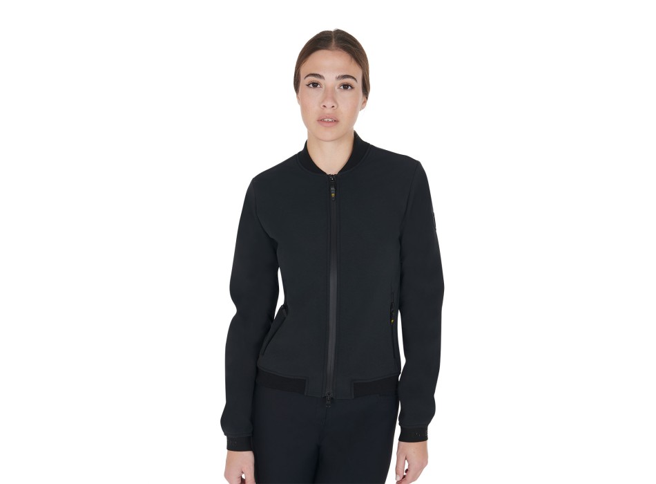 WOMEN'S BOMBER JACKET IN TECHNICAL FABRIC