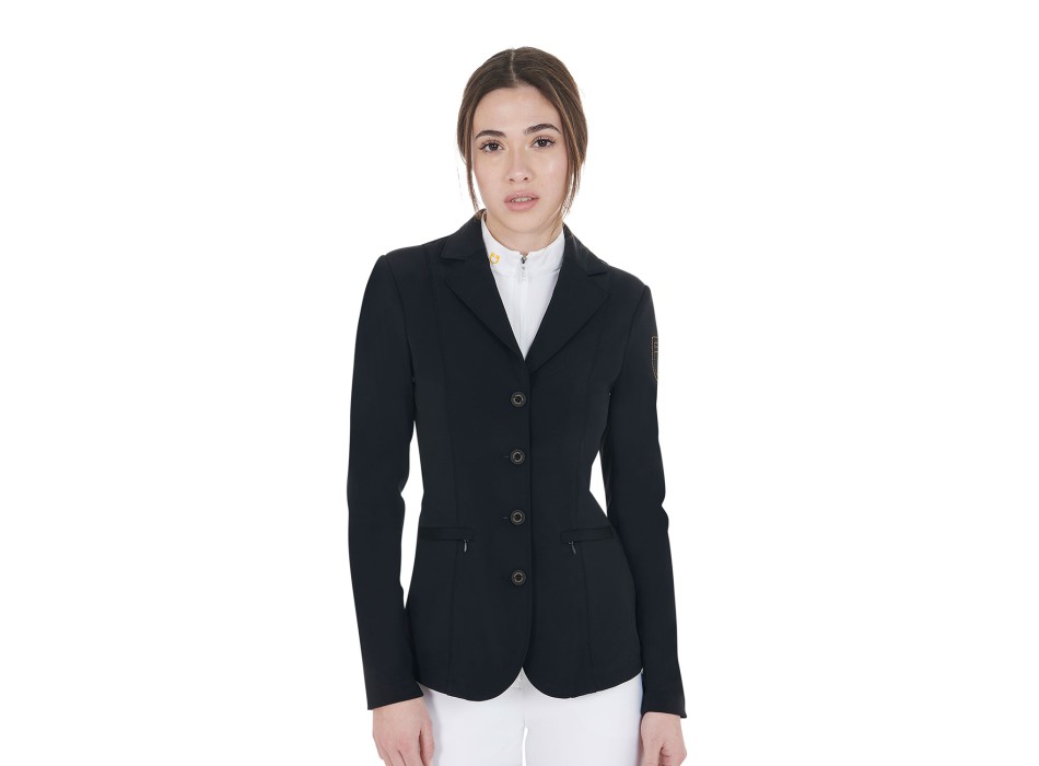 WOMEN'S COMPETITION JACKET WITH CONTRAST EMBROIDERED LOGO