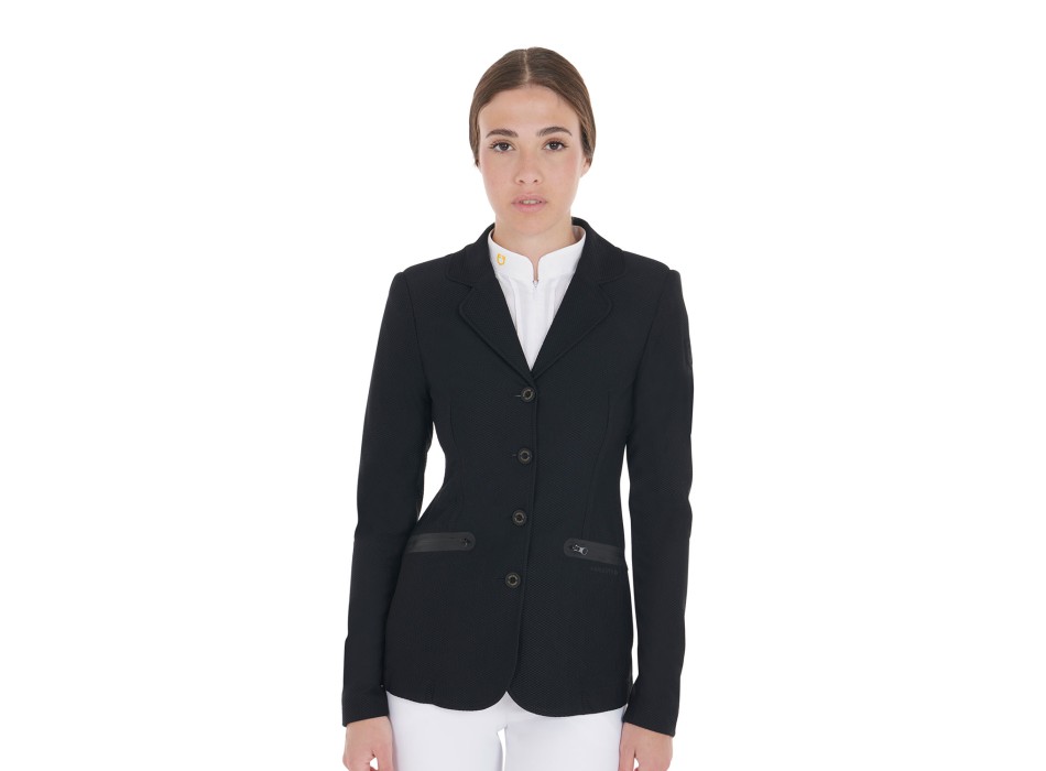 WOMEN'S PERFORATED FOUR BUTTON COMPETITION JACKET