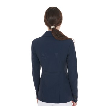 WOMEN'S PERFORATED THREE-BUTTON COMPETITION JACKET