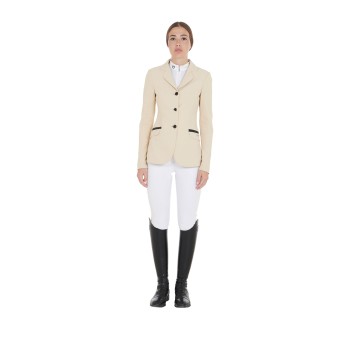 WOMEN'S PERFORATED THREE-BUTTON COMPETITION JACKET