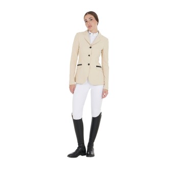 WOMEN'S PERFORATED THREE-BUTTON COMPETITION JACKET