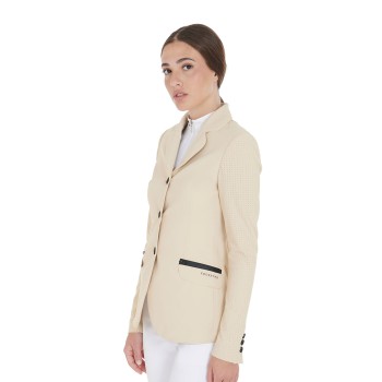 WOMEN'S PERFORATED THREE-BUTTON COMPETITION JACKET