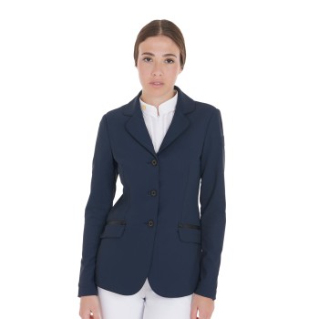 WOMEN'S PERFORATED THREE-BUTTON COMPETITION JACKET