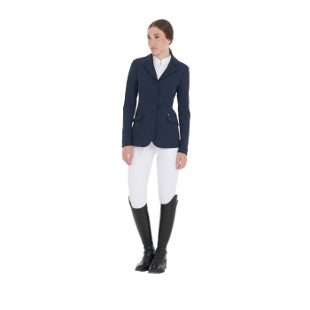 WOMEN'S PERFORATED THREE-BUTTON COMPETITION JACKET