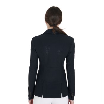 WOMEN'S PERFORATED THREE-BUTTON COMPETITION JACKET