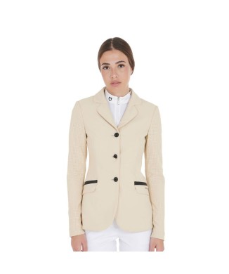 WOMEN'S PERFORATED THREE-BUTTON COMPETITION JACKET