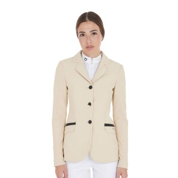 WOMEN'S PERFORATED THREE-BUTTON COMPETITION JACKET