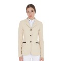 WOMEN'S PERFORATED THREE-BUTTON COMPETITION JACKET