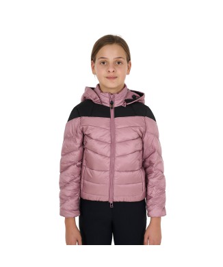 GIRL'S DOWN JACKET WITH REMOVABLE HOOD