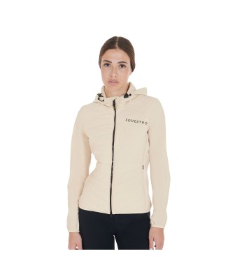 WOMEN'S DOWN JACKET IN TECHNICAL MIXED FABRIC