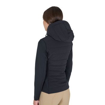 WOMEN'S TECHNICAL MIXED DOWN JACKET WITH HOOD