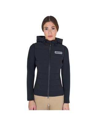 WOMEN'S TECHNICAL MIXED DOWN JACKET WITH HOOD