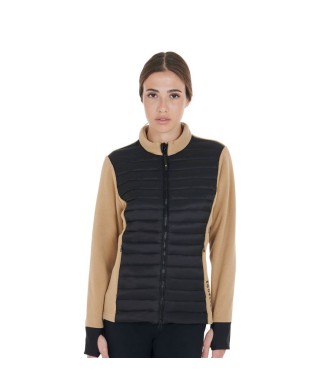 SLIM FIT BI-MATERIAL WOMEN'S DOWN JACKET