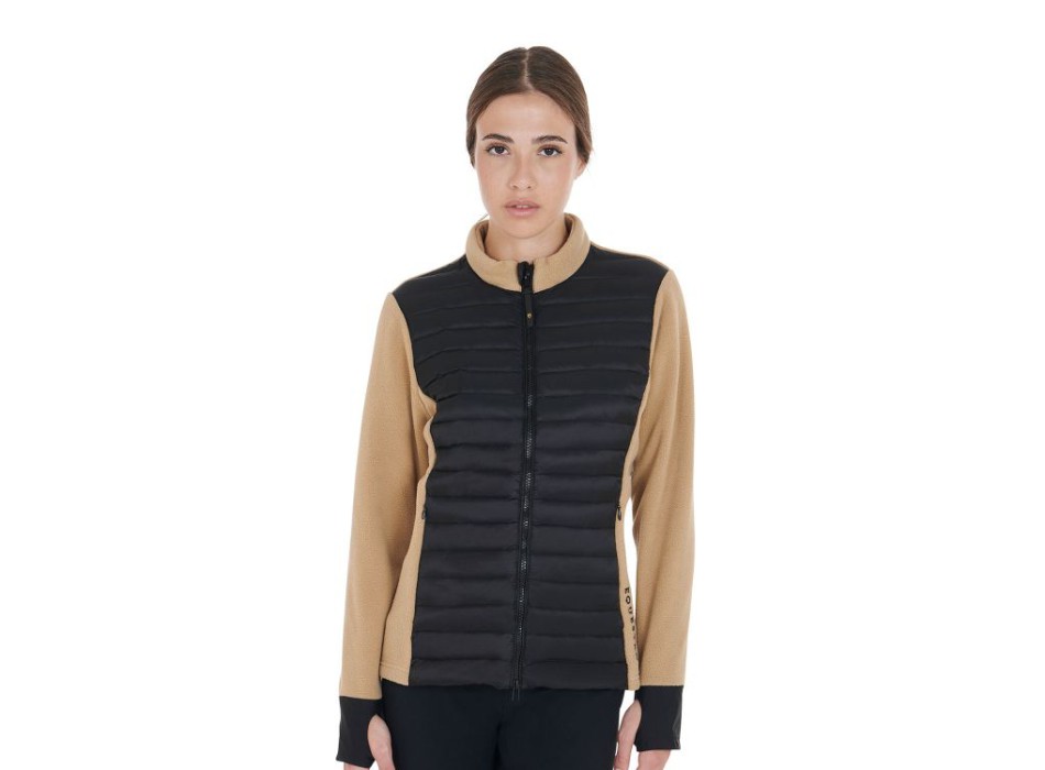 SLIM FIT BI-MATERIAL WOMEN'S DOWN JACKET