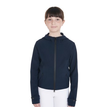 SLIM FIT CHILDREN'S SOFTSHELL JACKET IN TECHNICAL FABRIC