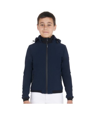 THREE-LAYER CHILDREN'S SOFTSHELL JACKET IN TECHNICAL FABRIC