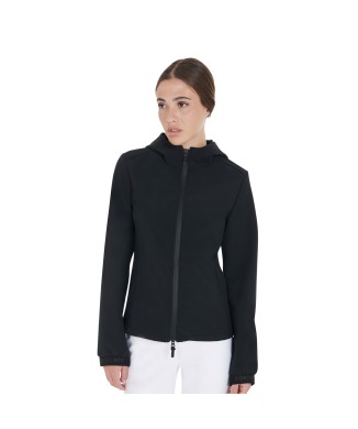 SLIM FIT WOMEN'S SOFTSHELL JACKET WITH CONCEALED POCKETS