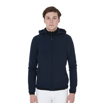 SLIM FIT MEN'S SOFTSHELL JACKET WITH FLEECE INTERIOR