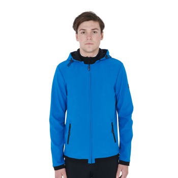 SLIM FIT MEN'S SOFTSHELL JACKET WITH FLEECE INTERIOR