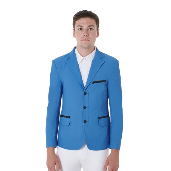 MEN'S PERFORATED THREE-BUTTON COMPETITION JACKET