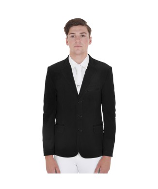 MEN'S PERFORATED THREE-BUTTON COMPETITION JACKET