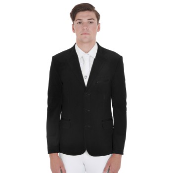 MEN'S PERFORATED THREE-BUTTON COMPETITION JACKET