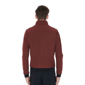 MEN'S JACKET IN TECHNICAL FABRIC WITH REMOVABLE HOOD