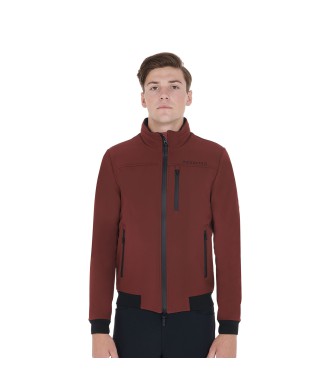 MEN'S JACKET IN TECHNICAL FABRIC WITH REMOVABLE HOOD