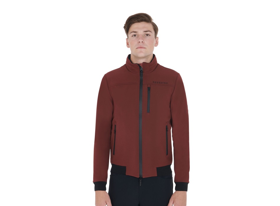 MEN'S JACKET IN TECHNICAL FABRIC WITH REMOVABLE HOOD