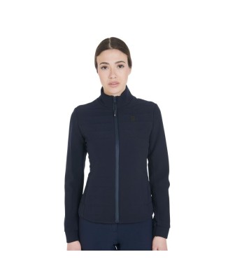 WOMEN'S JACKET IN TECHNICAL AND PERFORATED FABRIC