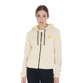 REVERSIBLE WOMEN'S JACKET WITH ZIP AND HOOD